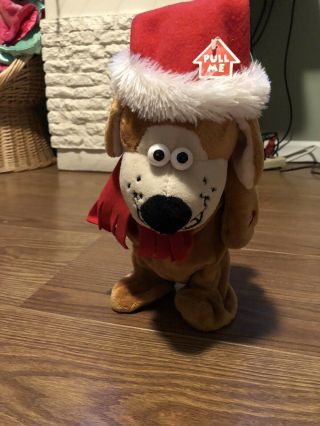 Animated Christmas Dog Sings And Dances To " Shout " Plush