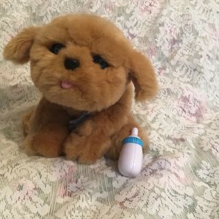 Little Live Pets Snuggles My Dream Puppy Plush Motion Sound Interactive W/bottle