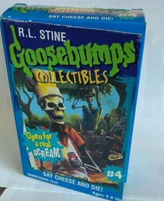 1996 R.  L.  Stine Goosebumps Collectibles Book 4 Say Cheese And Die Figure Curly