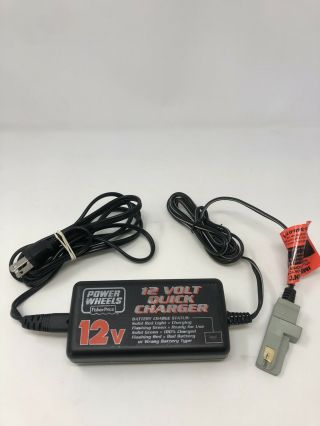 Fisher Price Power Wheels 12 Volt Quick Charger 00801 - 1429 Oem J5