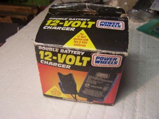 Power Wheels Fisher Price 12 Volt Double Battery Charger 00801 - 0973