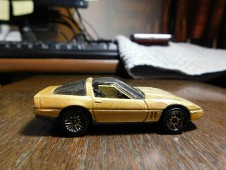 Car Hot Wheels 1980 Corvette Mattel Die - Cast Gold Car 1982