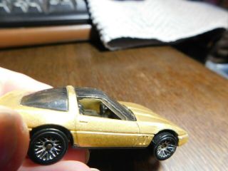 Car Hot Wheels 1980 Corvette Mattel Die - Cast Gold Car 1982 2
