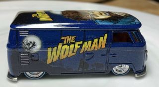 Hot Wheels The Wolf Man Volkswagen T1 Panel Bus Vw Van 1/64 Real Riders Diecast