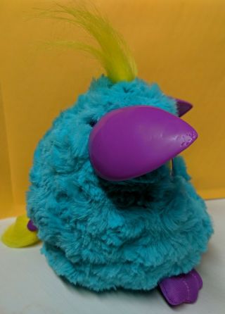 HASBRO FURBY 2012 Teal Blue Purple Ears Interactive Toy - 2