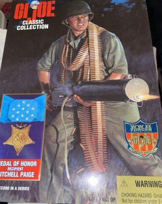 Gi Joe Wwii Medal Of Honor Recipient Mitchell Paige Action Figure 12”