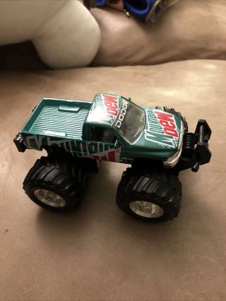 Maisto Mountain Dew Dodge Ram 5” Monster Truck