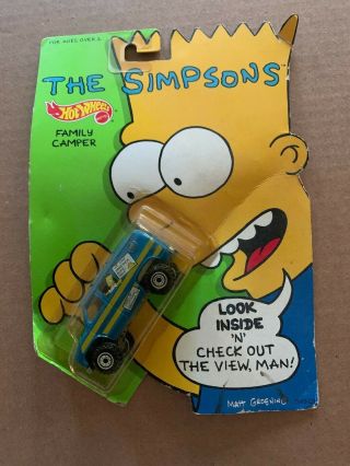 1990 Hot Wheels The Simpsons " Family Camper "