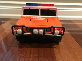 Hasbro Tonka Fire Rescue Orange/White Squad Hummer Toy Truck w/Lights & Sound 2