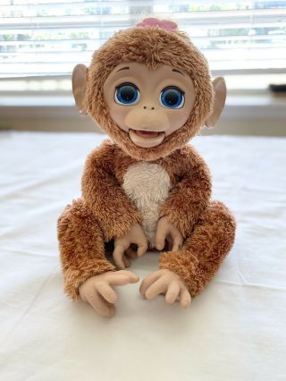 Furreal Friends Cuddles My Giggly Monkey Pet Interactive Hasbro Toy