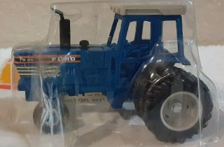 Vintage Ertl Blue Ford Tw35 Cabin Tractor Die Cast 2 1/2”long 1:64 Mip Korea