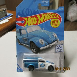 Hot Wheels 1949 Volkswagen Beetle Pickup Custom (blue Moon Beer) 1/64 Scale
