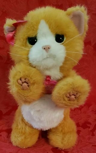 Fur Real Friends Interactive Kitty Cat 12 " A2003 Pre - Owned