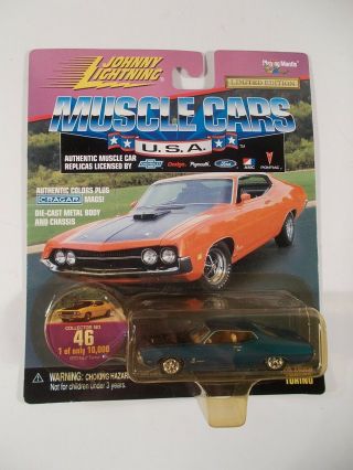 Johnny Lightning 1/64 Muscle Cars Usa 1970 Ford Torino
