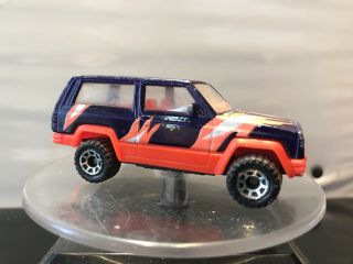 Matchbox 1 Loose Vehicle Jeep Cherokee Purple & Orange