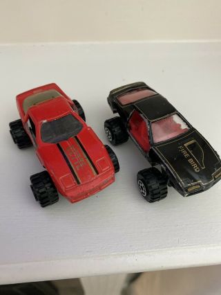 Vintage 1984 Road Champs Corvette & Firebird 1:64