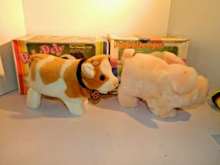 Vintage 1986 IWAYA Pudgey The Piglet & Roly Poly The Friendly Calf 3
