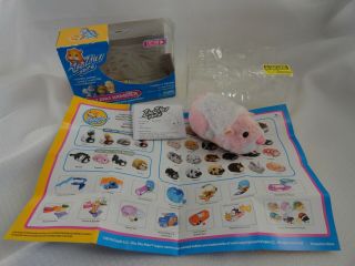 Zhu Zhu Pets Hamster Jilly Pink And White 2008 W/ Box Pre - Owned