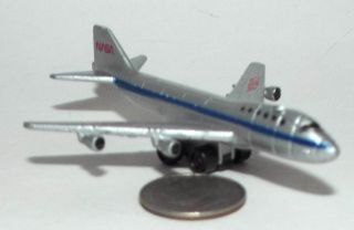 Small Micro Machine Boeing 747 Jet Aircraft Marked Nasa