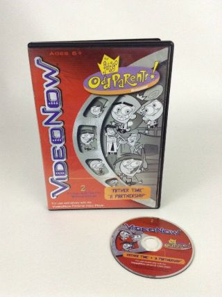 Video Now Personal Video Player Fairly Odd Parents Disc Father Time Partnership