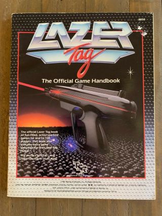 Lazer Tag Official Game Handbook - Worlds Of Wonder - 1986