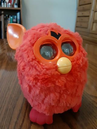 Furby Hasbro Orange Red 2012 Talking Interactive Pet Toy With Instructuions