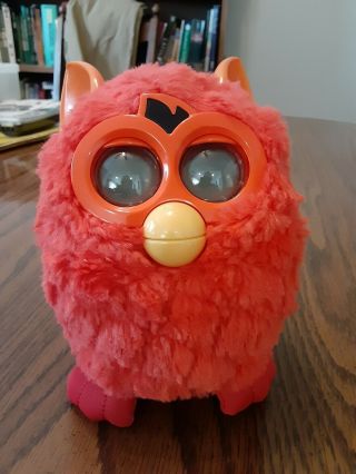 Furby Hasbro Orange Red 2012 Talking Interactive Pet Toy with instructuions 2