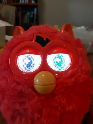 Furby Hasbro Orange Red 2012 Talking Interactive Pet Toy with instructuions 3