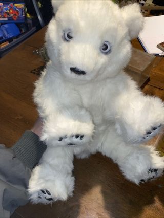 Wowwee Alive Polar Bear Cub - Plush Interactive Stuffed Animal - 14 "