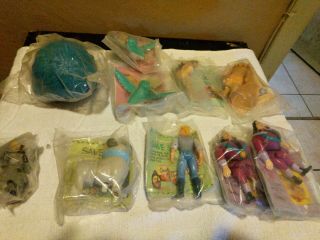 1995 Burger King Happy Meal Pocahontas Except For 2 (complete Set Of 8)