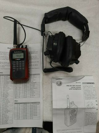 Radioshack Pro 84 200 Scanner W Headphones