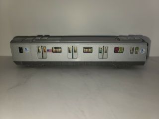 York City Mta Subway E Train Diecast 7.  5 " Light & Sound,  Not