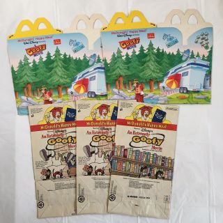 Mcdonald’s Disney A Goofy Movie/an Extremely Goofy Happy Meal Boxes And Bags (5)
