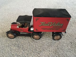 Ertl Ford 1918 Tractor Trailer Delivery Truck - True Value Coin Bank