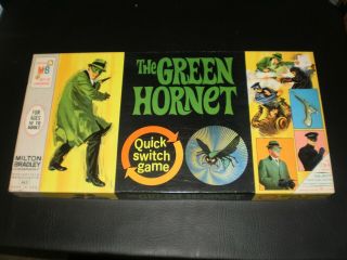 Green Hornet Quick Switch Game Milton Bradley 1966 Vintage