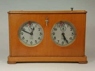Legendary Russian Chess Tournament Mechanical Clock Timer Made In Ussr In 1954.