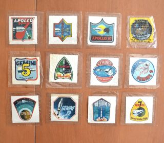 Vintage 1960s Kellogg’s Man In Space Sticker Patch Cereal Premiums
