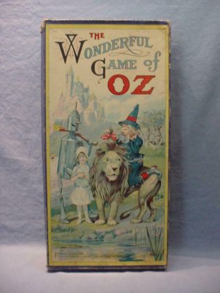1921 Parker Bros.  The Wonderful Game Of Oz - Board Game