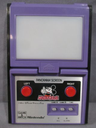 Nintendo Game & Watch Mickey Mouse Panorama Screen Vintage 1984