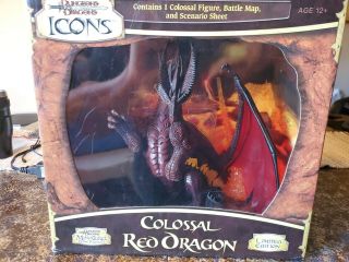Dungeons And Dragons Icons Colossal Red Dragon - Limited Edition Box
