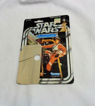 Vintage 1979 Star Wars Luke Skywalker X Wing Pilot 21 Cardback Card Freeship