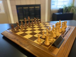 VINTAGE Fidelity Electronics Elite A/S Chess Challenger 1984 Wood Board Glasglow 3