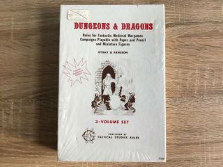 Tsr Dungeons And Dragons (d&d) White Box,  Collectors Edition (oce)