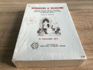 TSR Dungeons and Dragons (D&D) White Box,  Collectors Edition (OCE) 2