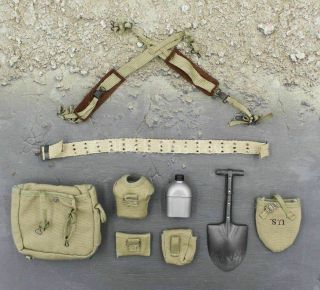 1/6 scale toy WWII - 82nd Airborne Division - Belt w/Harness & Pouch Set 2