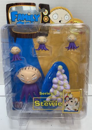 Family Guy Mutant Stewie Figure Series 2 2005 Water Squirting Squid Mezco