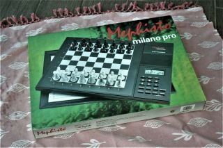 N.  O.  S Saitek Mephisto Milano Pro Chess Computer 2200 Elo Points