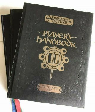 Dungeons & Dragons 3.  5 Special Edition Core Rule Books 2004