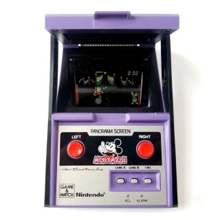 Vtg 1984 Nintendo Game & Watch Mickey Mouse (dc - 95) Panorama Screen Tested/works