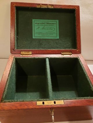 Modern (ca.  1980) Jaques of London Staunton chess set and wooden box 2